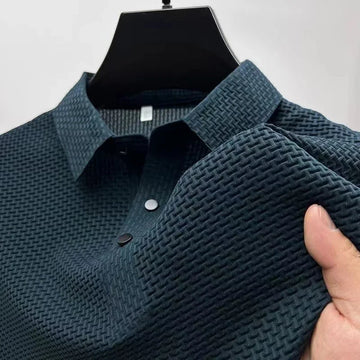 Nova Camisa POLO Masculina de Manga Curta